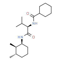 ChemSpider 2D Image | N-[(2R)-1-{[(1S,2R,3S)-2,3-Dimethylcyclohexyl]amino}-3-methyl-1-oxo-2-butanyl]cyclohexanecarboxamide | C20H36N2O2