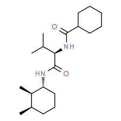 ChemSpider 2D Image | N-[(2R)-1-{[(1R,2R,3R)-2,3-Dimethylcyclohexyl]amino}-3-methyl-1-oxo-2-butanyl]cyclohexanecarboxamide | C20H36N2O2