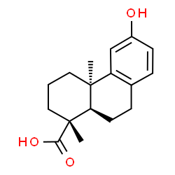 ChemSpider 2D Image | (10alpha)-12-Hydroxypodocarpa-8,11,13-trien-15-oic acid | C17H22O3