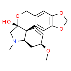 ChemSpider 2D Image | (4aalpha,6abeta)-Tazettine | C18H21NO5