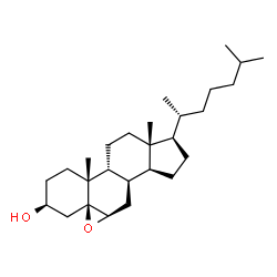 ChemSpider 2D Image | (3beta,5beta,6beta,8alpha,9beta)-5,6-Epoxycholestan-3-ol | C27H46O2