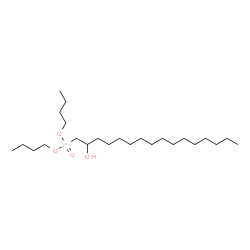 ChemSpider 2D Image | Dibutyl (2-hydroxyhexadecyl)phosphonate | C24H51O4P