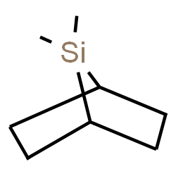 ChemSpider 2D Image | 7,7-Dimethyl-7-silabicyclo[2.2.1]heptane | C8H16Si