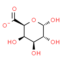 ChemSpider 2D Image | alpha-D-Galactopyranuronate | C6H9O7