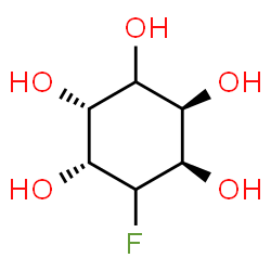 ChemSpider 2D Image | (1R,2R,4R,5R)-6-Fluoro-1,2,3,4,5-cyclohexanepentol | C6H11FO5