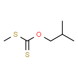 ChemSpider 2D Image | O-Isobutyl S-methyl carbonodithioate | C6H12OS2
