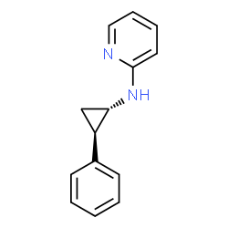 ChemSpider 2D Image | N-[(1S,2R)-2-Phenylcyclopropyl]-2-pyridinamine | C14H14N2