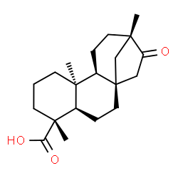 ChemSpider 2D Image | (5alpha,9alpha)-16-Oxobeyeran-18-oic acid | C20H30O3