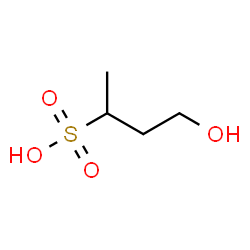 ChemSpider 2D Image | 4-Hydroxy-2-butanesulfonic acid | C4H10O4S