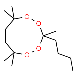 ChemSpider 2D Image | 3-Butyl-3,6,6,9,9-pentamethyl-1,2,4,5-tetroxonane | C14H28O4