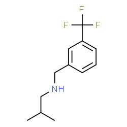ChemSpider 2D Image | 2-Methyl-N-[3-(trifluoromethyl)benzyl]-1-propanamine | C12H16F3N