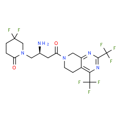 ChemSpider 2D Image | 5DHU18M5D6 | C18H19F8N5O2
