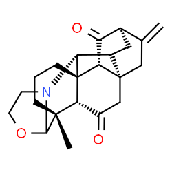ChemSpider 2D Image | (1S,5R,11R,12S,14R,17S,20S,21R)-5-Methyl-15-methylene-7-oxa-10-azaheptacyclo[12.6.2.0~1,11~.0~5,20~.0~6,10~.0~12,17~.0~17,21~]docosane-19,22-dione | C22H27NO3