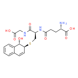 ChemSpider 2D Image | (1S)-Hydroxy-(2S)-glutathionyl-1,2-dihydronaphthalene | C20H25N3O7S