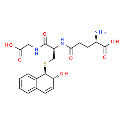 ChemSpider 2D Image | (1R)-Glutathionyl-(2R)-hydroxy-1,2-dihydronaphthalene | C20H25N3O7S