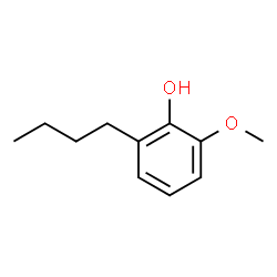 ChemSpider 2D Image | 2-Butyl-6-methoxyphenol | C11H16O2