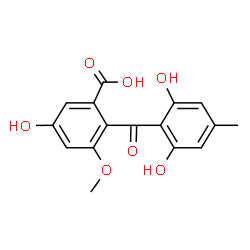 ChemSpider 2D Image | demethylsulochrin | C16H14O7