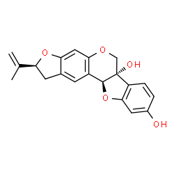 ChemSpider 2D Image | Glyceollin III | C20H18O5