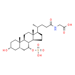 ChemSpider 2D Image | glycochenodeoxycholic acid 7-sulfate | C26H43NO8S