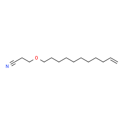 ChemSpider 2D Image | 3-(10-Undecen-1-yloxy)propanenitrile | C14H25NO