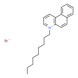 ChemSpider 2D Image | 4-Nonylbenzo[f]quinolinium bromide | C22H28BrN