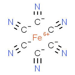 ChemSpider 2D Image | iron hexacyanide | C6FeN6