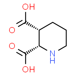 ChemSpider 2D Image | cis-2,3-Piperidinedicarboxylic acid | C7H11NO4
