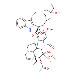 ChemSpider 2D Image | (2xi,3alpha,4alpha,4'xi,5beta,19beta)-22-Oxovincaleukoblastine | C46H56N4O10