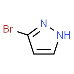 ChemSpider 2D Image | 3-Bromopyrazole | C3H3BrN2