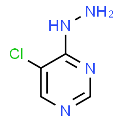 ChemSpider 2D Image | 5-Chloro-4-hydrazinopyrimidine | C4H5ClN4