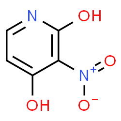 ChemSpider 2D Image | 3-Nitropyridine-2,4-diol | C5H4N2O4