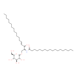 ChemSpider 2D Image | Glucosylceramide (d18:1/18:0) | C42H81NO8