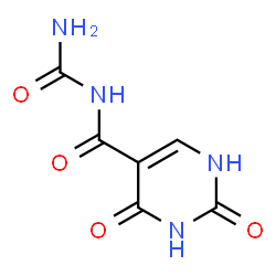 ChemSpider 2D Image | N-Carbamoyl-2,4-dioxo-1,2,3,4-tetrahydro-5-pyrimidinecarboxamide | C6H6N4O4