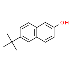 ChemSpider 2D Image | 6-tert-Butyl-2-naphthol | C14H16O