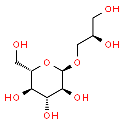 ChemSpider 2D Image | (2R)-2,3-Dihydroxypropyl alpha-L-glucopyranoside | C9H18O8