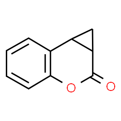 ChemSpider 2D Image | 1a,7b-Dihydrocyclopropa[c]chromen-2(1H)-one | C10H8O2