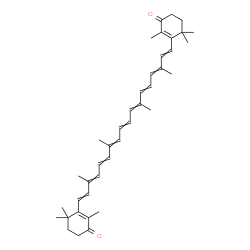 ChemSpider 2D Image | beta,beta-Carotene-4,4'-dione | C40H52O2