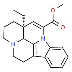 ChemSpider 2D Image | Methyl (3xi,16alpha)-eburnamenine-14-carboxylate | C21H24N2O2