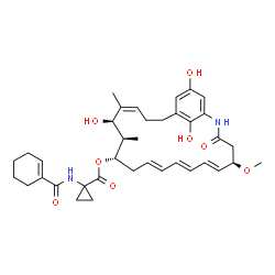 ChemSpider 2D Image | Cytotrienin A | C37H48N2O8