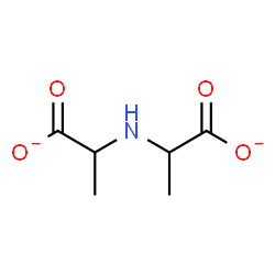 ChemSpider 2D Image | 2,2'-Iminodipropanoate | C6H9NO4