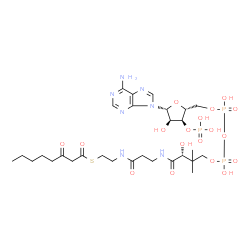 ChemSpider 2D Image | 3-Oxooctanoyl-CoA | C29H48N7O18P3S