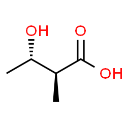 ChemSpider 2D Image | Erythro-3-hydroxy-2-methylbutyric acid | C5H10O3