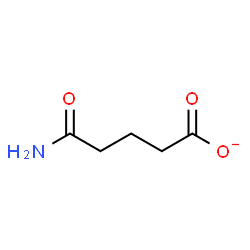 ChemSpider 2D Image | 5-Amino-5-oxopentanoate | C5H8NO3