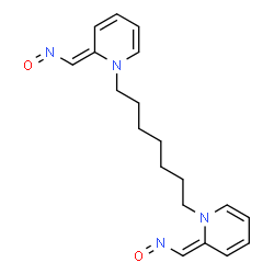 ChemSpider 2D Image | (2Z,2'E)-1,1'-(1,7-Heptanediyl)bis[2-(nitrosomethylene)-1,2-dihydropyridine] | C19H24N4O2