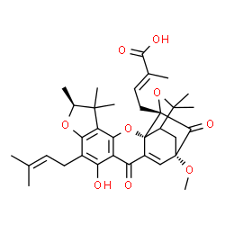 ChemSpider 2D Image | Scortechinone F | C34H40O9