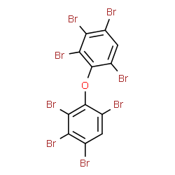 ChemSpider 2D Image | 1,1'-Oxybis(2,3,4,6-tetrabromobenzene) | C12H2Br8O