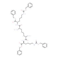 ChemSpider 2D Image | Dibenzyl (9S,12S,17S,20S)-12,17-diamino-3,11,18,26-tetraoxo-1,28-diphenyl-2,27-dioxa-4,10,19,25-tetraazaoctacosane-9,20-dicarboxylate | C50H64N6O10