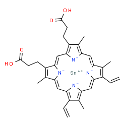 ChemSpider 2D Image | tin protoporphyrin IX | C34H32N4O4Sn