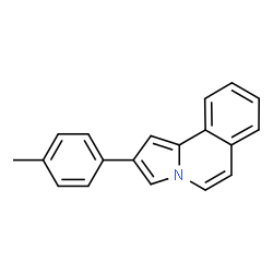 ChemSpider 2D Image | 2-p-Tolyl-pyrrolo[2,1-a]isoquinoline | C19H15N