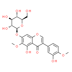 ChemSpider 2D Image | Iristectorin A | C23H24O12